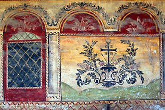 Medieval wall painting