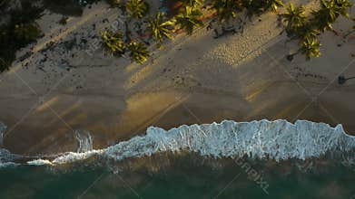 Aerial view of coastal Puerto Rico.