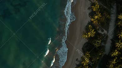 Aerial view of coastal Puerto Rico.