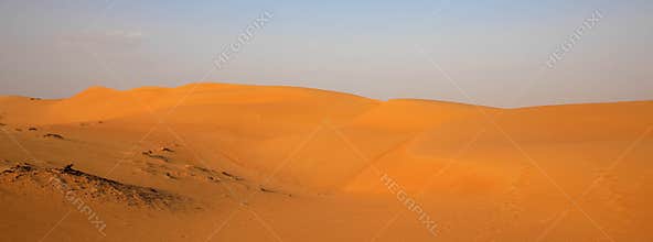 Desert wahiba sands, sultanat oman