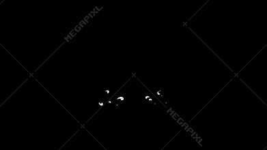 Cartoon explosion, different color anime explosion, graphics, alpha channel