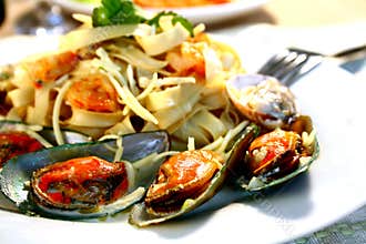 Seafood pasta
