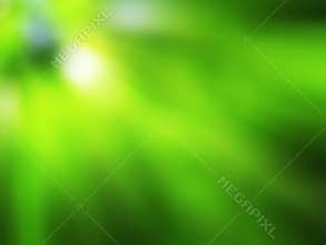 Green background with blurred rays