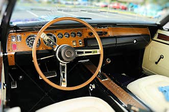 Sports car interior