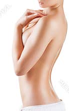 Woman after shower