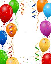 Party Balloons Background
