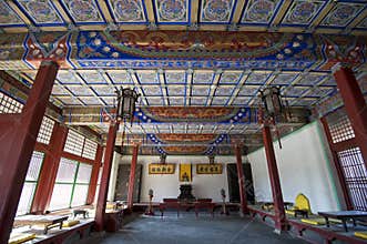Ancient chinese livingroom