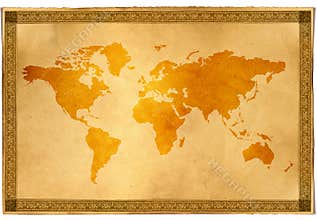 Antique world map