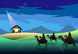 Nativity and Three Wise Men