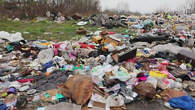 Dumping site landfill