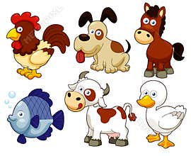 Farm animals cartoon