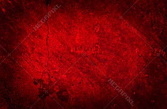 Grunge Concrete Red Wall Texture