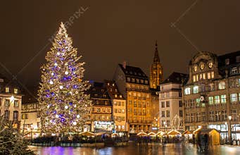 Christmas tree in Strasbourg