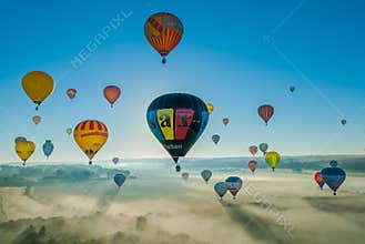 Mondial hot Air Ballon reunion in Lorraine France
