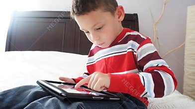 Boy with iPad