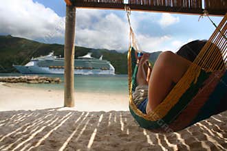 Hammock and Cruise Ship