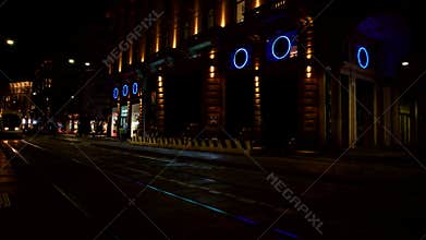 Night scenes - Milan on a Saturday evening