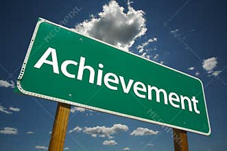 Achievement Road Sign