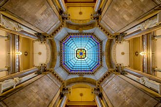 Capitol dome interior symmetry