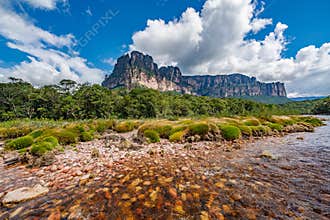 Scenic view of Canaima National Park