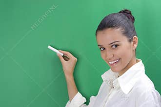 Young teacher