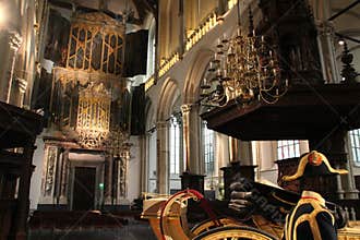protestant church (nieuwe kerk) - amsterdam - netherlands