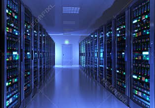 Server room interior