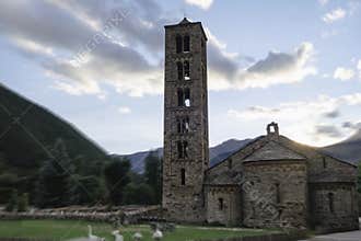 Romanesque church of Sant Climent de Taull. UNESCO world heritage site