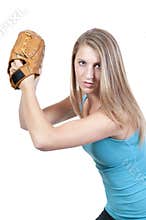 Woman Baseball Player