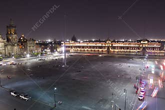 The zocalo in mexico city