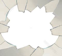 Broken glass