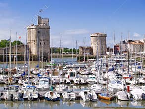 Harbour of La Rochelle, France