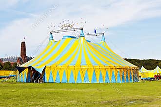 Colorful Circus Tent