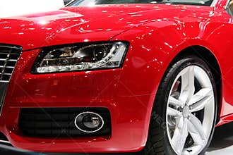New red sport car