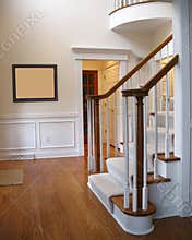 Front hall stairs