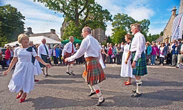 Scottish country dancing