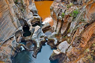 Bourkes Luck Potholes, in Mpumalanga, South Africa