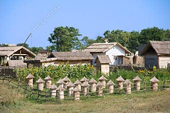 Apiary in russian cossack village