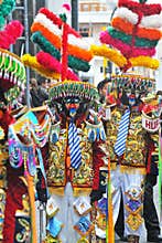 Huanuco Peru, The dance of the negritos or also known as the brotherhood of the negritos is a folk dance of Afro-Bolivian