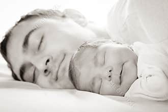 Baby with dad