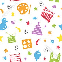 Kids Toys Seamless Pattern [2]
