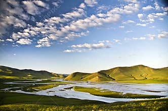 Orkhon river, Kharkorin, Mongolia