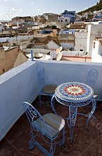 Chefchaouen, Morocco - Terrace on the Roof
