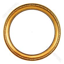 Gold Picture Frame - clipping path