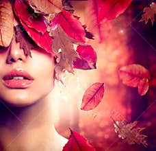 Autumn Woman Portrait