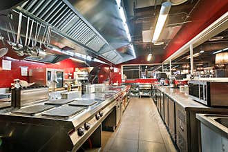 Restaurant kitchen