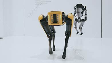 Presentation of Spot, dog robot by Hyundai Boston Dynamics in Motor Show exhibition event
