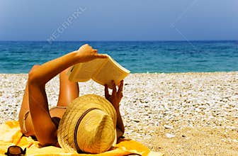 On holiday at the beach