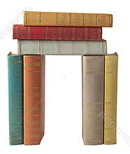 Pile of old books