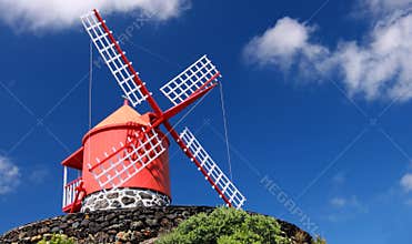 Windmill Pico Island, Azores (Portugal)